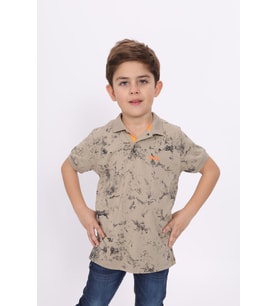 Toontoy Erkek Çocuk Desenli Tişört (Yeşil)