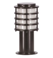 AVONNI BSU-68128-BSY-K Siyah Boyalı Dış Mekan Aydınlatma E27 Aluminyum Polikarbon Cam 17cm