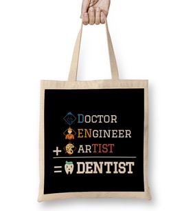 Doctor Engineer Artist Dentist 010 Bez Çanta Uzun Saplı