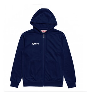 Kapüşonlu Tam Fermuarlı Sweatshirt LIBERTER LACİVERT