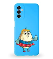 Samsung Galaxy M13 Uyumlu Lansman Kılıf Altı Kapalı İçi Kadife  Bayan Puff Tasarımlı  Kapak (Şeffaf)