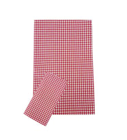 Zefir Desen Sofra Bezi Masa Örtüsü 170 x 170 Cm Kırmızı (Çok Renkli)