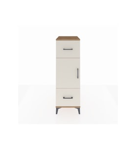 Kronos Dolap 2 Raflı 2 Çekmeceli Tek Kapaklı 44x59x134 Çam-Aytaşı