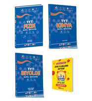 TYT 2027 Fizik Kimya ve Biyoloji Soru Bankası + Planlama Defteri
