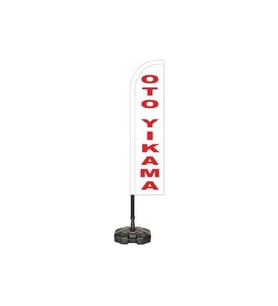 DORUK Oto Yıkama Yelken Plaj Bayrağı