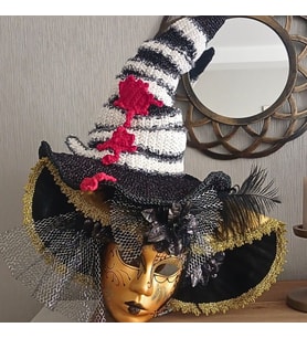 Halloween Kostüm Partisi Aksesuarı Gotik Şapka