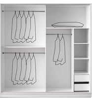 EKİN 140 CM DOLAP