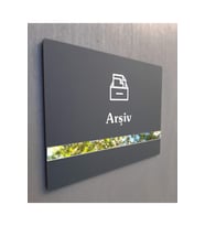 Soft Seri (ARŞİV) Ofis Kapı Isimliği Yönlendirme Tabelası