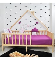Markaawm Montessori Yatak Çocuk Doğal Çam Ağacından 90X190 Defne
