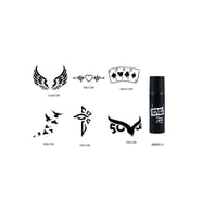 Tribal Kanat Şansı Spray Tattoo Geçici Sprey Dövme Seti