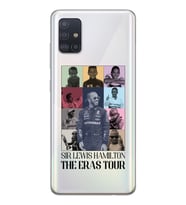 Samsung Galaxy A71 Uyumlu Lewis Hamilton Tasarımlı Şeffaf Telefon Kılıfı