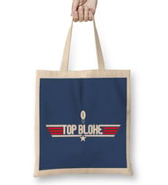 Top Gun Top Bloke Rugby Ball Logo Bez Çanta Uzun Saplı