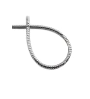 Hematit Doğal Taş Parlak Füme Rondela Kesim 4x2mm Dizi [AA]