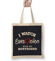 I Watch Eurovision With My Boyfrie Bez Çanta Uzun Saplı
