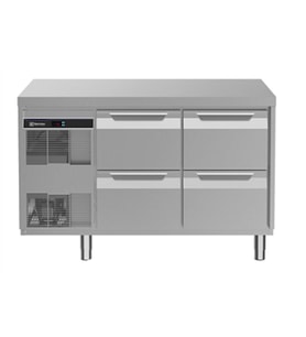 Electrolux Professional Endüstriyel Tezgah Tipi Derin Dondurucu, 4x½ Çekmeceli, -22°c/-15°c, Aısı 304 (r290) EK2ABBB