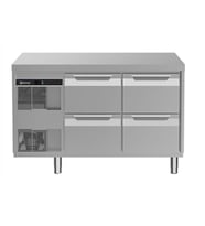 Electrolux Professional Endüstriyel Tezgah Tipi Derin Dondurucu, 4x½ Çekmeceli, -22°c/-15°c, Aısı 304 (r290) EK2ABBB