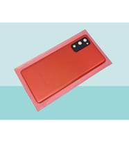 Samsung Galaxy S20 FE Arka Pil Batarya Kapağı Kapak ( Full Kamera Lensli ) KIRMIZI