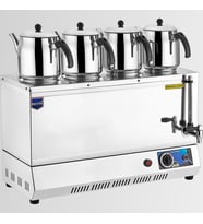 Remta REM.EP04 85 Model Dört Demlikli Elektrikli Pleytsiz Çay Ocağı - Kahveci Takımı 43 lt 3000 W