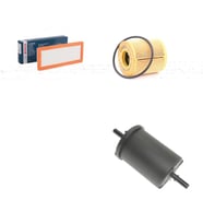 Bosch Filtre Bakım Seti Citroen C5 1.6 180 Beygir Benzin Hava + Yağ f. + Yakıt Filtre Bosch