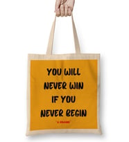 Motivational Quotes Sayings Words Gifts - Entrepreneurs İnspiration Success Work Typography Gifts Bez Çanta Uzun Saplı