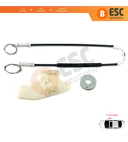 Peugeot 407 6E 6D 2004-2011 4/5 Kapı 9644893480 İçin Elektrikli Ön Sağ Cam Kriko Tamir Seti