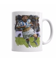 Messi Argentino Kupa Bardak Porselen
