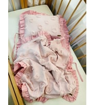 ALT AÇMA SETİ FIRFIRLI ÜÇ PARÇA [PEMBE]