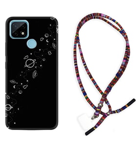 Realme C11 C21 C21Y C25Y C11 2021 Kılıf Boyun Asklı Rasta Silikon Planet 1620