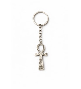 Ankh Formlu Sembolik Metal Tasarım Anahtarlık