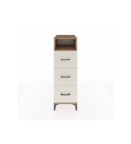 Kronos Dolap Tek Raflı 3 Çekmeceli 44x59x134 Çam-Aytaşı
