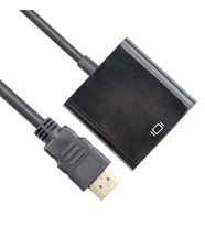 Vcom CG591-B-0.15 Siyah Hdmi Erkek To Vga Dişi Dönüştürücü