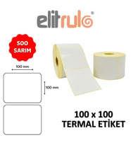 Elitrulo Barkod Etiketi 100x100 Termal - 500 Adet