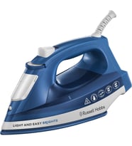 Russell Hobbs Light & Easy Buharlı Ütü, Seramik-Buegelsohle, Ekstra-Şok Buhar Çıkışı:, 2400 W Mavi 2 (Çok Renkli)