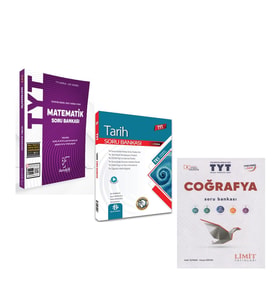 TYT Bilgi Sarmal Tarih Limit Coğrafya ve Karekök Matematik Soru Bankası Seti 3 Kitap
