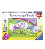 Ravensburger 2x24 Parça Puzzle Gökkuşağı Atları 091935