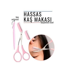ModaCar Taraklı Kaş Makası Kaş Düzeltme Bakım Makası 717451