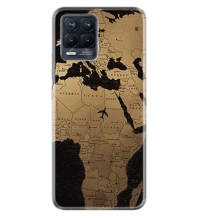 8 8 Pro Kılıf Silikon Desen Özel Seri Map Planet 1656