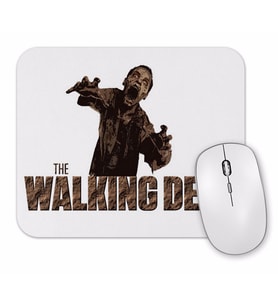 The Walking Dead Zombie  Face Mouse Pad