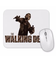 The Walking Dead Zombie  Face Mouse Pad
