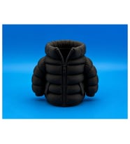 Alvera Şişme Mont Kalemlik – 3D Baskı Masaüstü Organizer-Siyah