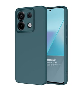 Microsonic Xiaomi Redmi Note 13 Pro 5G Kılıf Groovy Soft Koyu Yeşil (Koyu Yeşil)