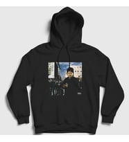 Presmono Unisex Siyah Ice Cube AmeriKKKas Most Wanted Album Kapüşonlu Sweatshirt 435650tt