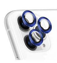 Microsonic Apple iPhone 11 Pro Max Tekli Kamera Lens Koruma Camı Lacivert