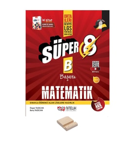 LGS 8. Sınıf Yeni Nesil B Serisi Süper Matematik Soru Bankası