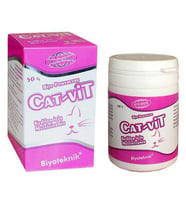 Biyoteknik Cat-Vit One A Day Kediler için Multivitamin 50 gr