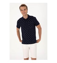 U.S. Polo Assn. 2107554 Foms Lacivert Erkek Polo Yaka T-shirt 26Y129000286