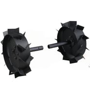 Bolat AK 1301 Ø28cm 3x10" 105mm Çapa Makinesi Pro Demir Tekerlek Takımı