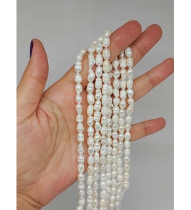İnci Dizi Beyaz 5*8mm (53342)