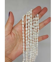 İnci Dizi Beyaz 5*8mm (53342)