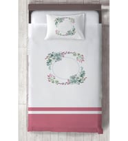 MEKTA HOME BEBEK VE ÇOCUK ODASI Çiçek Desenli Yatak Örtüsü
